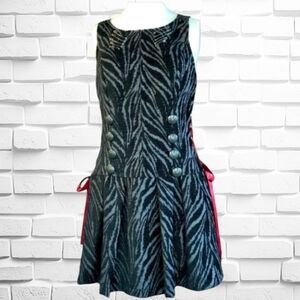 Free People Custom Zebra Dress